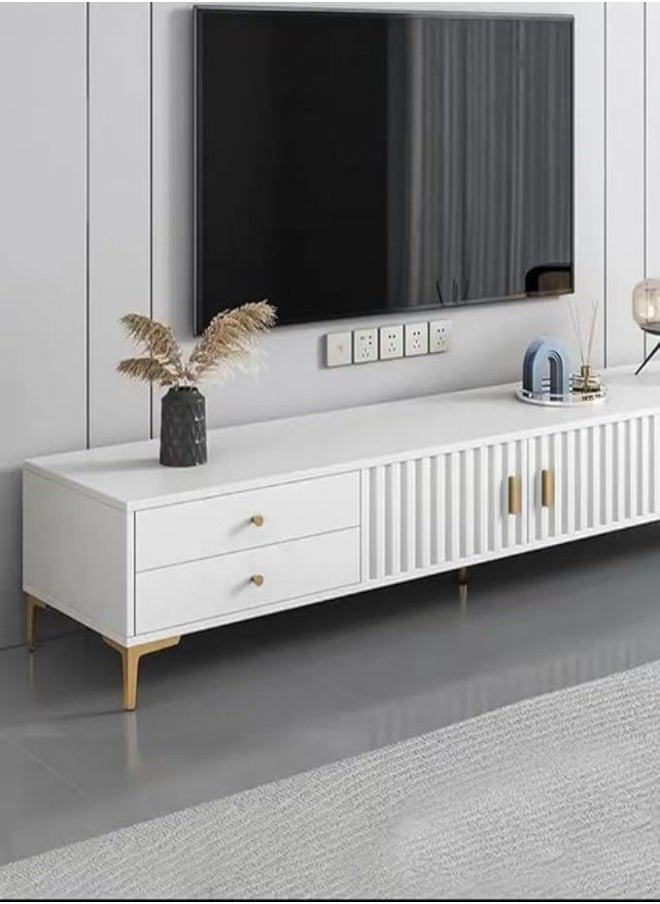 Modern Italian Wood Living Room TV Cabinet TV Table with Cabinets and Shelves White & Gold 120x30x40 cm - pzsku/ZD4D34CC6DD4EC1C2CA87Z/45/_/1730456759/922fac1e-8780-4f32-bf28-3cdbc7fb6933