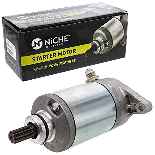 NICHE Starter Motor Assembly 31100-19B00 High Torque for Arctic Cat Suzuki QuadRunner 250 4WD KingQuad 300 - Image 1