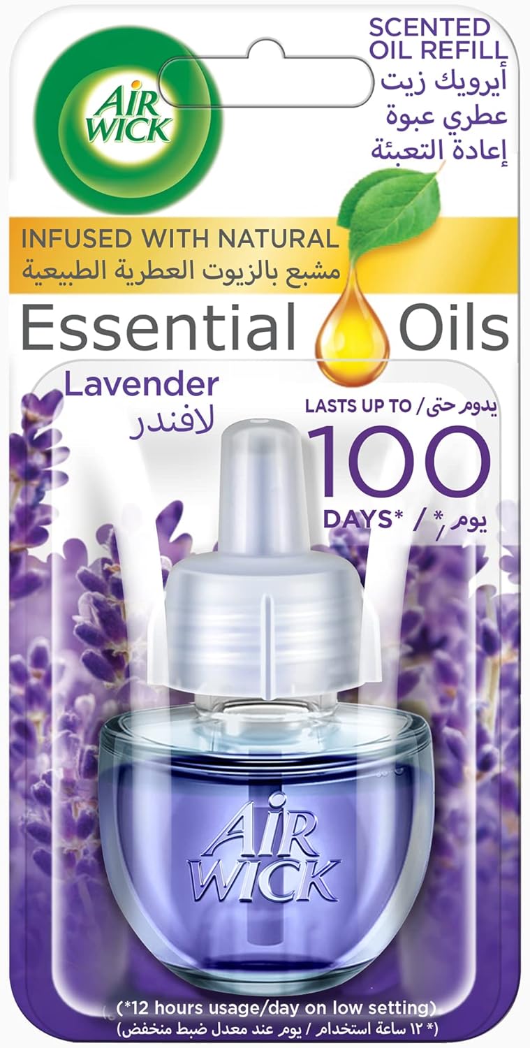 Scented Oil Fragrance Diffuser Refill, Lavender Scent, 19ml - Image 1
