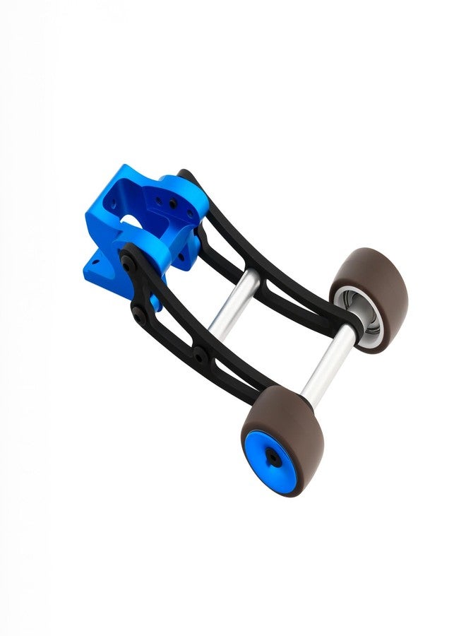 Mesimsple Carbon Fiber Adjustable Wheelie Bar for 1/14 H14BM 14209 14210 Series Upgrade Parts Blue - Image 1