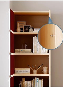 LEDIN Multi-Layer Chest of drawers bedroom storage cabinet storage cabinet wall storage cabinet simple multi-layer clothing storage cabinet (White)  - Image 5
