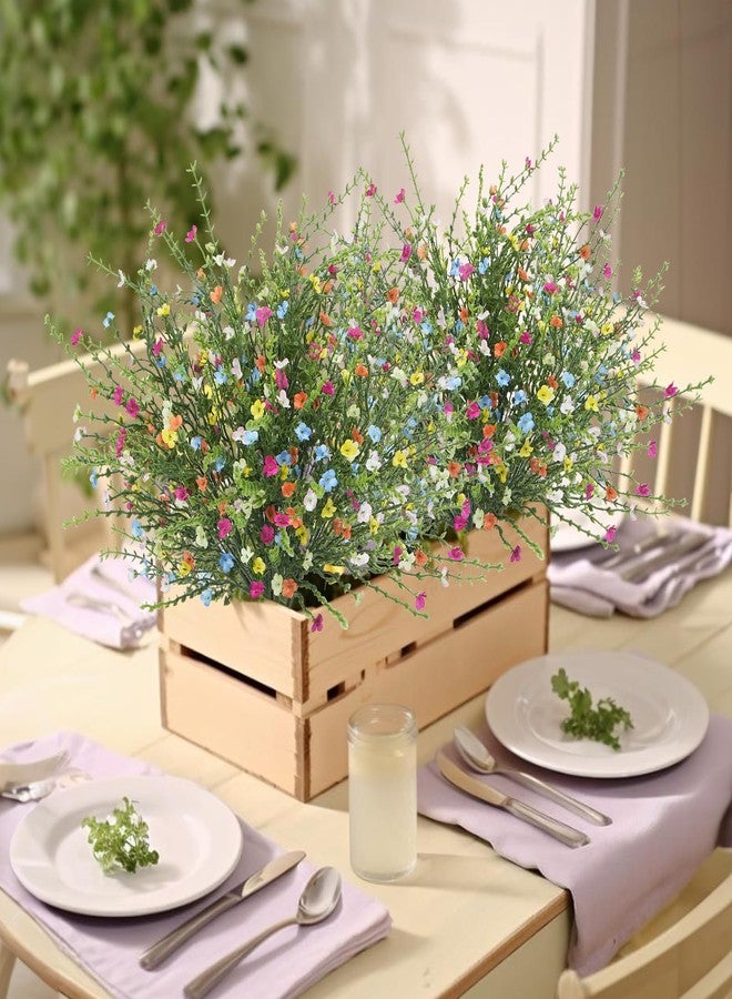 MHMJON Artificial Flowers Fake Daisy Flowers Wildflowers Bouquet for Home Table Vase Decor - Image 4