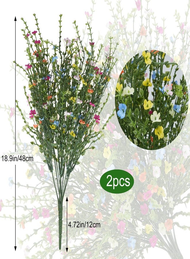 MHMJON Artificial Flowers Fake Daisy Flowers Wildflowers Bouquet for Home Table Vase Decor - Image 2