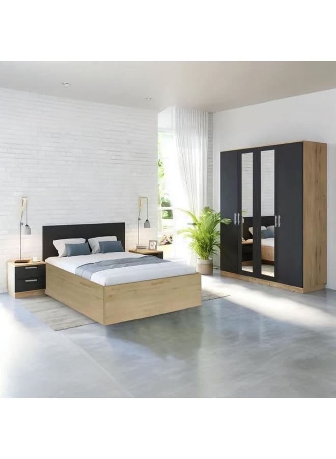 Joints Engineered Wood Bedrooms Grey  - Image 1