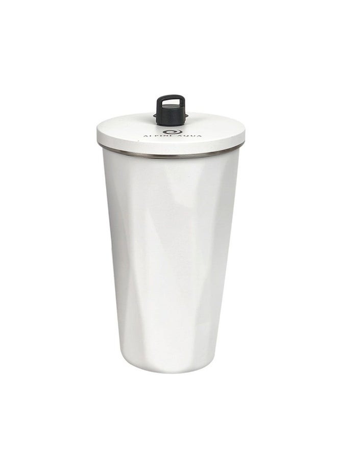 DANUBE HOME Alpine Aqua Travel Tumbler Stainless Steel Vacuum Insulated with Lid and Straw White 600ml  - Image 2