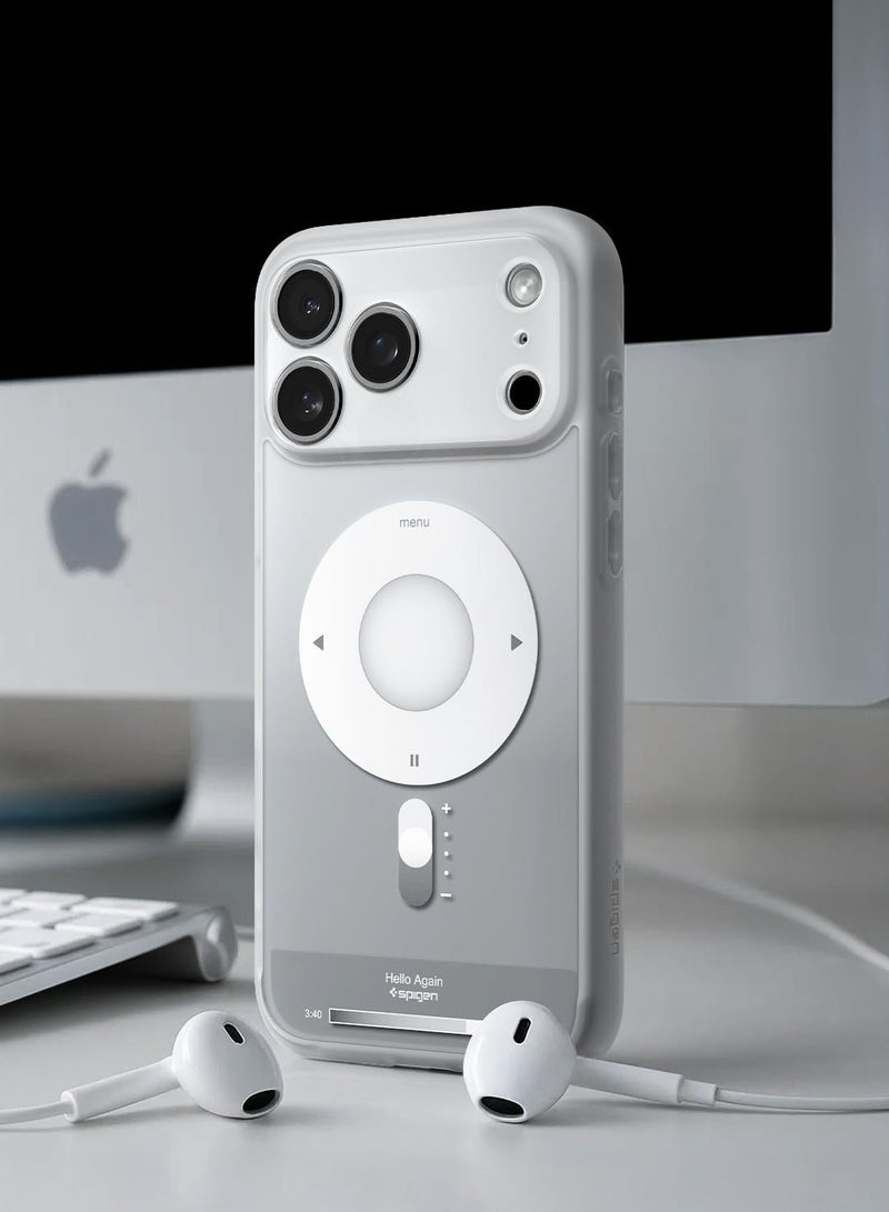 Spigen غطاء حماية Ultra Hybrid MagFit لجهاز iPhone 17 Pro Max مع MagSafe (2025) - فضي كلاسيكي - Image 3