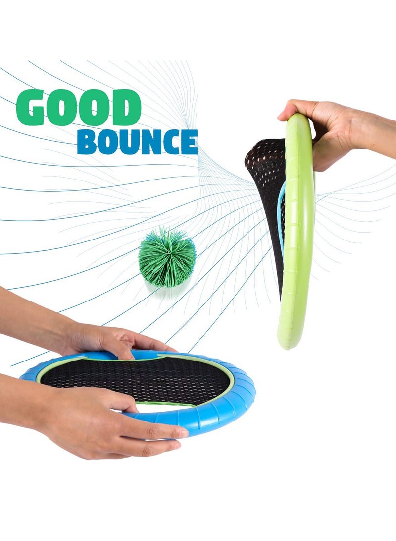 KASTWAVE Paddles Balls and Bouncy Balls Set, Portable Toss and Catch Balls for Kids or Adults Indoor Outdoor Activities, Sport Game for Swing Racket in Beach Pool Backyard Playground Lawn Park or Court - Image 4