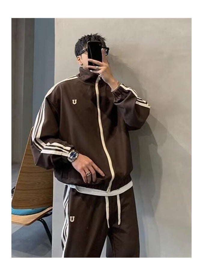 KUYING Men's loose sportswear and sports pants two-piece set  - Image 2