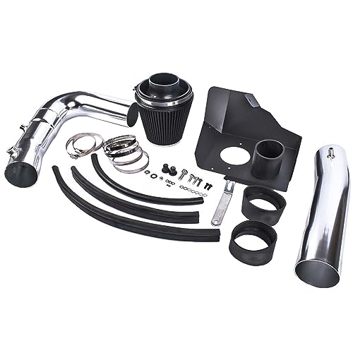 Flynsu Heat Shield Cold Air Intake Black Filter Replacement for 2011-2020 Chrysler 300 300C Dodge Challenger Charger 3.6L V6 HI-DG-12CK-1-L - Image 2