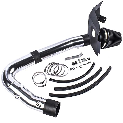 Flynsu Heat Shield Cold Air Intake Black Filter Replacement for 2011-2020 Chrysler 300 300C Dodge Challenger Charger 3.6L V6 HI-DG-12CK-1-L - Image 1