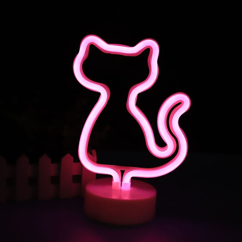 Cute Design Night Light: Compact Lightweight Portable Beside Lamp - Warm White Flicker-Free Eye-Protective Long-Lasting LED for Bedroom Party Decor Gift for Children Friends - Image 1