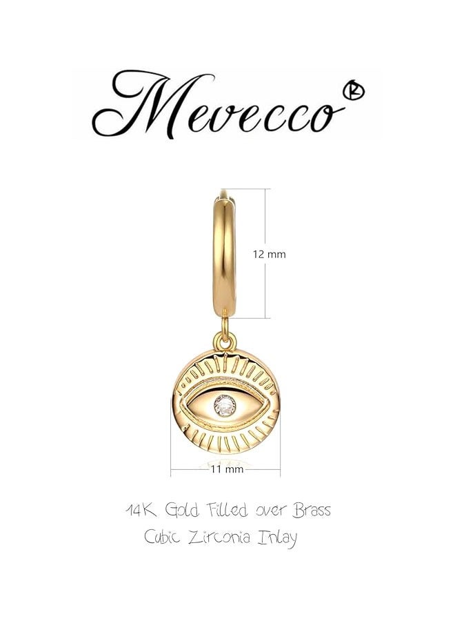 Mevecco Women Ear Cuff Earring Gold Non Pierced Ear Cartilage Clip on Wrap Hoop 14K Gold Filled Tiny Boho Beach Simple Minimalist Delicate Handmade Hypoallergenic Jewelry Gift-Sold as Single/Pair - Image 3