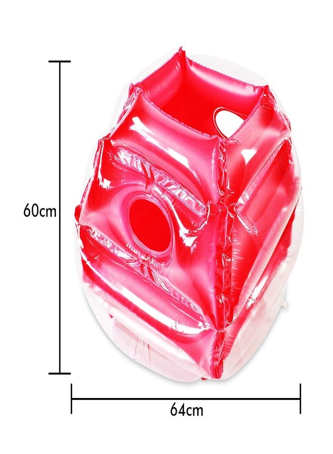 SUNSHINE-MALL 2 PC inflatable bumper for kids, bumper bounce ball for Kids, kid sumo Balls, Lawn game ball for child outdoor team gaming play for 3-12 ages (24 inch, blue+red) - Image 5