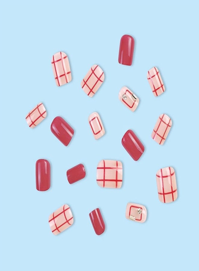 KILLFE Artifical Nails For Women | Reusable | Vibrant | Durable Acrylic Nails | Multicolor (NP-133) - Image 3