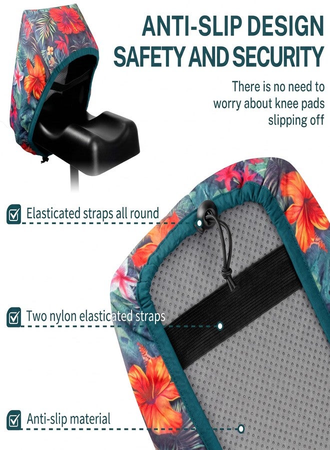 KUAZIDAR Knee Scooter Cushion Cover - 2.6in Highly Resilient Memory Foam, Comfortable Walker Pad, Removable and Washable Cloth Cover, Fits Most Knee Scooter - Image 2