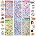 Jactales Cute Mini Puffy Animal Stickers for Girls AdultsKawaii Tiny 3D Penguin Cat Puppy Panda Bear Sticker for KidsSmall Raised Puff Stickers for Notebook Phone Digital Camera Deco6 Sheets - Image 3