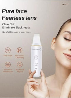 PRIME Blackhead Remover Pore Cleaner with 4 Modes Whitehead Remover Ultrasonic Deep Facial Clean Machine Skin Scrubber Pimple Extractor Pores Unclog Face Cleanser Peeling Shovel Rechargeable  - Image 4