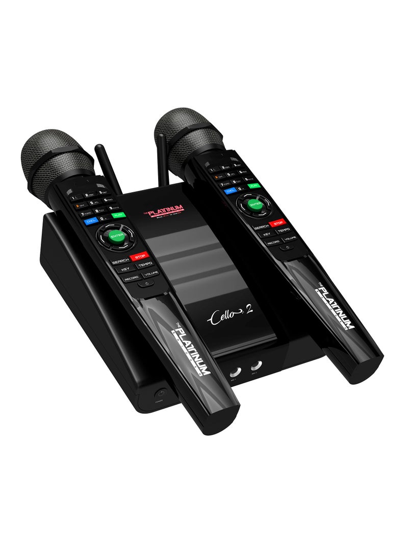 PLATINUM KARAOKE CELLO V2 WITH TWO WIRELESS MIC   24000 ENGLISH ,TAGALOG & INDIAN SONGS - Image 2