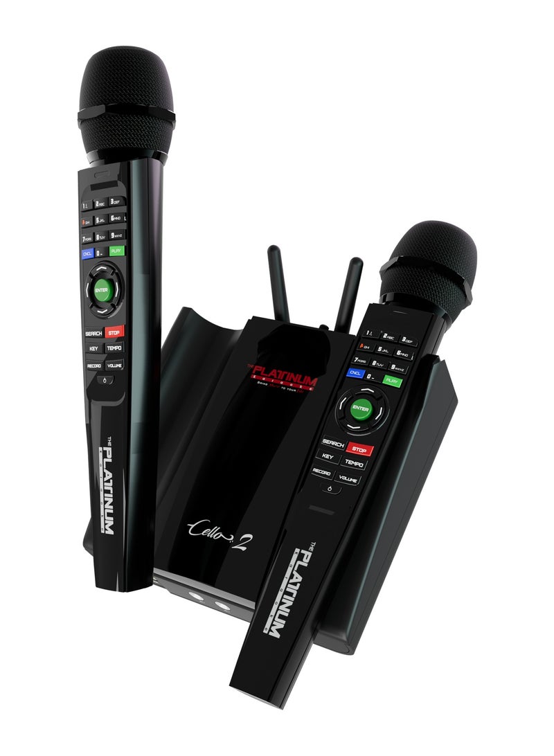 PLATINUM KARAOKE CELLO V2 WITH TWO WIRELESS MIC   24000 ENGLISH ,TAGALOG & INDIAN SONGS - Image 3