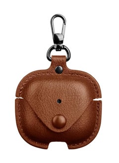 Case Compatible with Airpods 4 2024 PU Leather with Keyring Included Anti-scratch Protective Case Cover for Air pods 4 2024