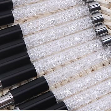 11mm Nail Art Painting Brush Crystal Acrylic UV Gel Line Pen Manicure Nail Liner Brush Nal Art Painting Brushes for UV Gel Builder Nail Drawing Line - Image 4