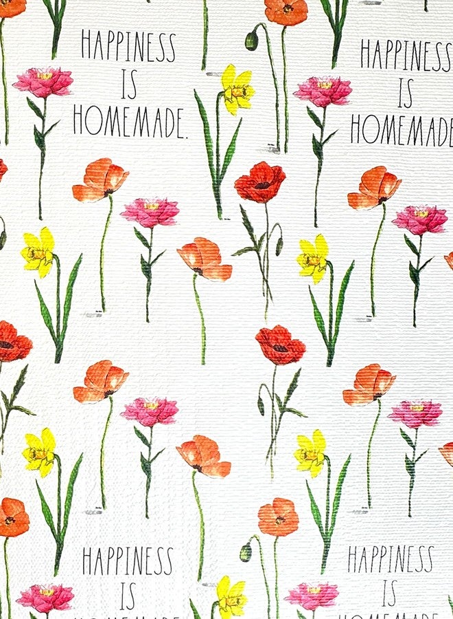 Rae Dunn Shelf Liner - Drawer Liner and Cabinet Liner - Decorative Anti-Slip and Shelf Liners for Kitchen Cabinets, Pantry Shelves, Dresser Drawers (Happiness is Homemade) - Image 2