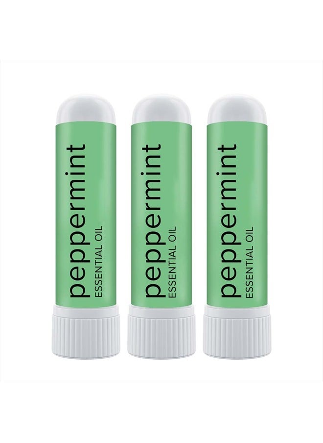 MOXE - MOXĒ Peppermint Essential Oil Nasal Inhaler, Therapeutic No-Mess Aromatherapy, Cooling, Refreshing, Invigorating, Uplifts Mood and Positivity, Pure and Undiluted, Made in USA (3 Pack)` - Image 1