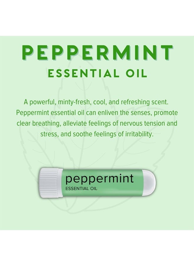 MOXE - MOXĒ Peppermint Essential Oil Nasal Inhaler, Therapeutic No-Mess Aromatherapy, Cooling, Refreshing, Invigorating, Uplifts Mood and Positivity, Pure and Undiluted, Made in USA (3 Pack)` - Image 1