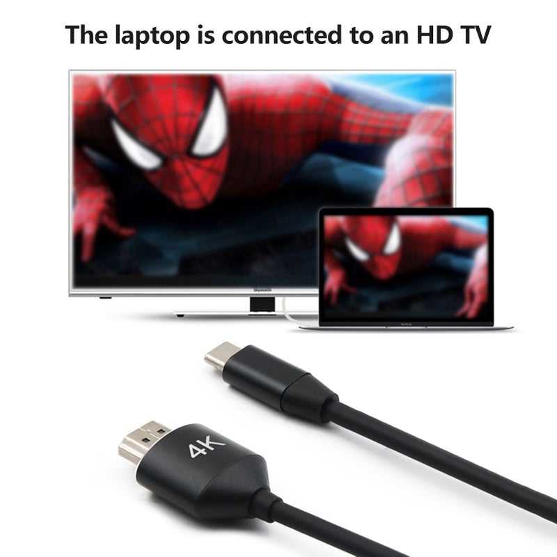 Type-C TO hdmi Patch Cord 1080P 4K USB Type-c To hdmi Multifunctional Extension Patch Cord - Image 3