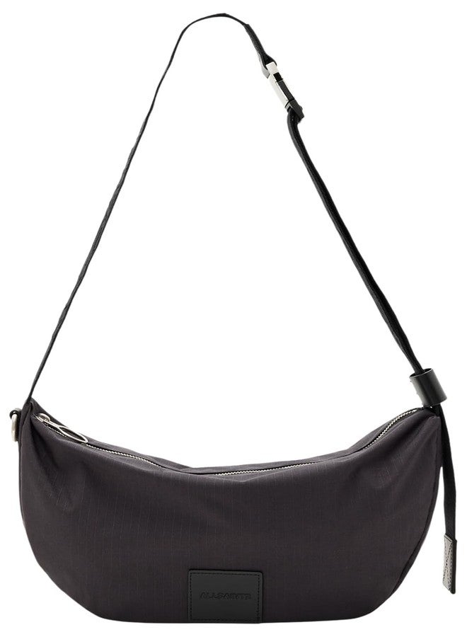 AllSaints Men's Handbags Koy Crossbody Tumbled Grey - Image 1