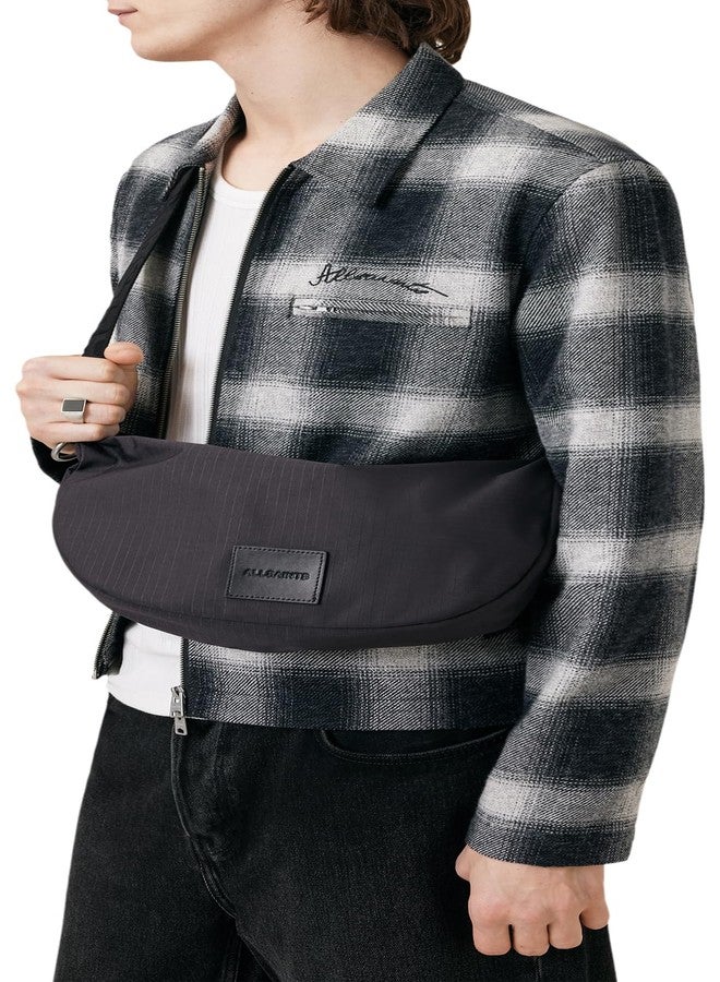 AllSaints Men's Handbags Koy Crossbody Tumbled Grey - Image 2