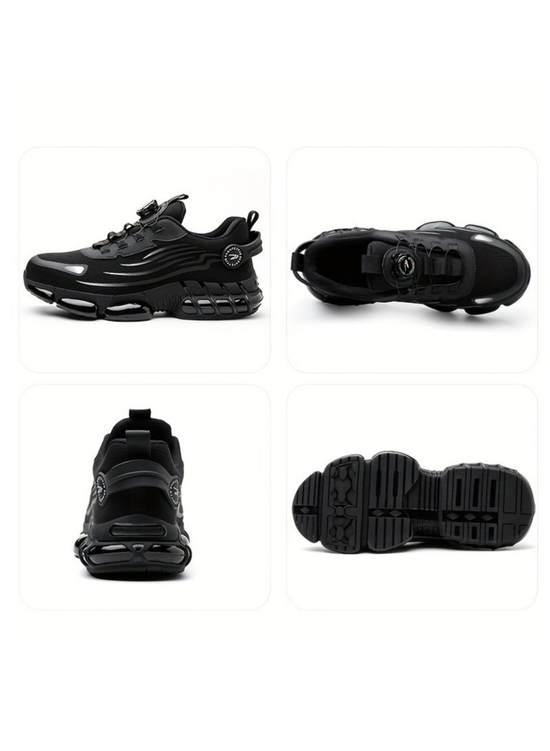 حذاء عمل مقاوم لخدوش إصبع القدم الفولاذية الاحترافية من نوع يونيسكس أحذية سلامة امتصاص الصدمات غير الانزلاقية أحذية رجال في الهواء الطلق (41 يورو) - Image 3