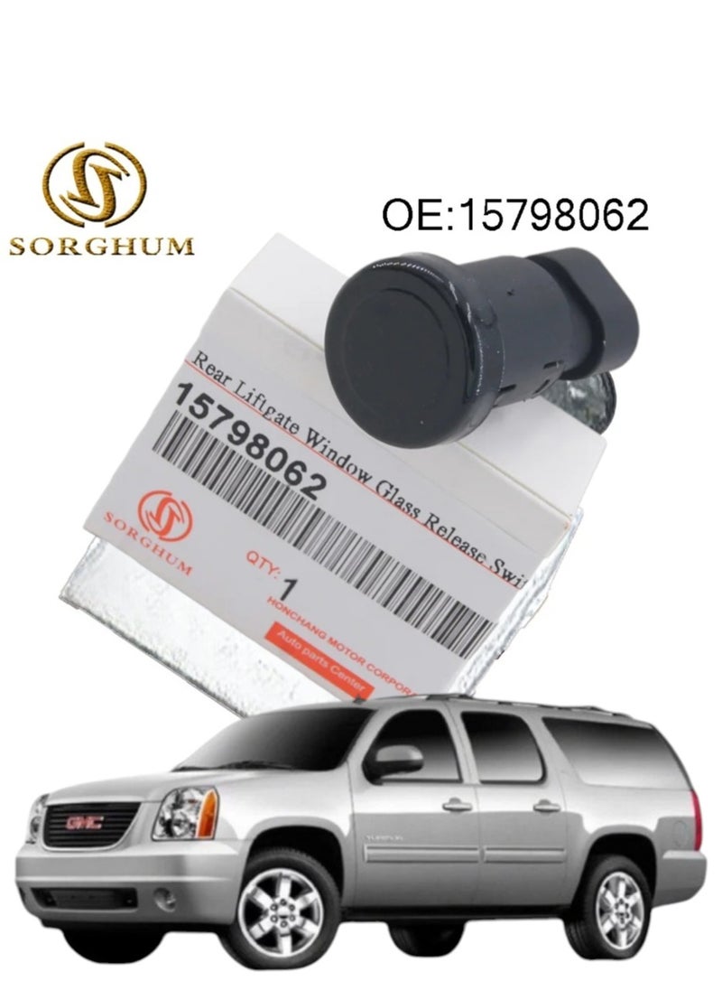 Sorghum - Glass Rear Window Key Push Button For Tahoe GMC Yukon And Cadillac Escalade Cars From 2007 To 2014 Model Number OE15798062 - Image 1