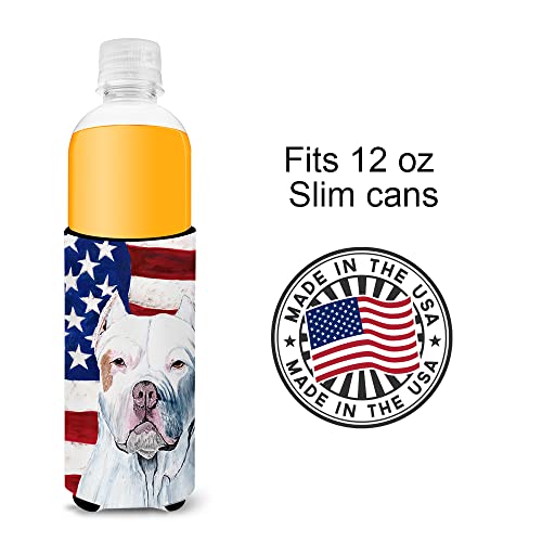 Caroline's Treasures USA American Flag with Pit Bull Ultra Beverage Insulators for slim cans - Image 4