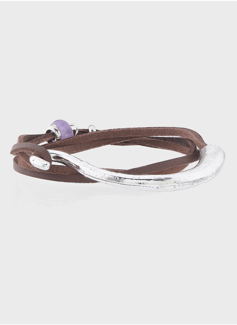 Seventy Five - Genuine Leather Bracelet - Image 1