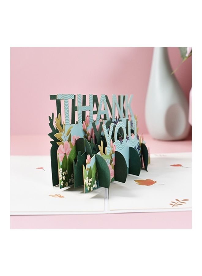 NIBEMINENT 2-Piece Three-Dimensional Thank You Card - Image 4