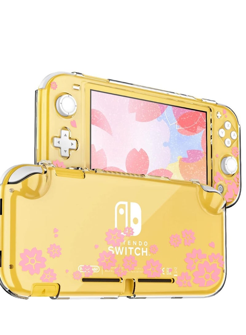 Barakah Protective Case for Nintendo Switch Lite 2019 Grip Cover with Shock-Absorption and Anti-Scratch Design, Sakura Flower Pattern - Image 1