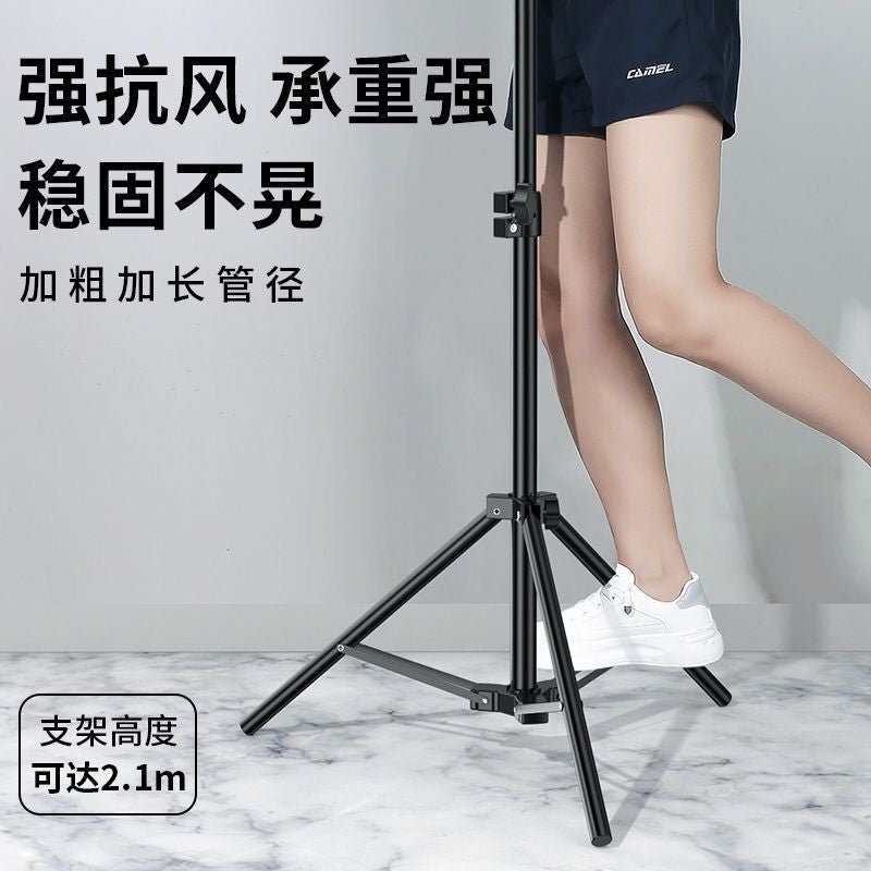 Zmdn Mobile Phone Bracket Live Tripod Floor Camera Shake Audio Video Fill Light Thermometer Support Frame - Image 4