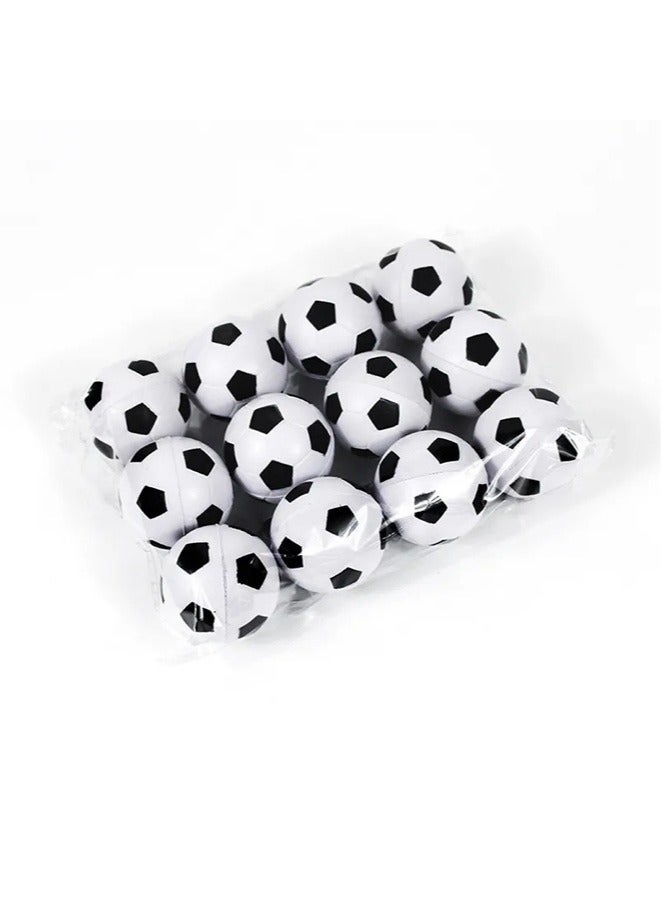 12 Pcs Mini Soccer Balls,Squeezable Stress Soccers,Excellent Anti-Stress Balls for Tension Relief,Relaxation Gadgets,Fidget Toys,Party Favors, Ball Games - Image 2