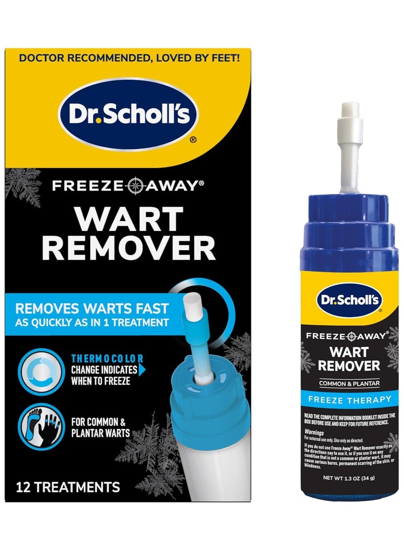 دكتور شولز مزيل الثآليل العادية وثآليل باطن القدم د. شول فريز أواي – عبوة تحتوي على 12 استخدامًا - Image 1