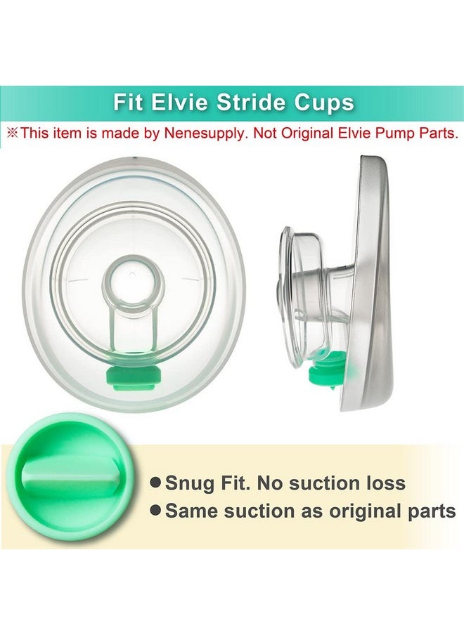 NENESUPPLY 4Pc Duckbill Valves Compatible With Elvie Stride Pump Parts Replacement Parts Breast Pump Parts Momcozy Tsrete Wearable Pumps Spectra Caracup Not Original Elvie Pump Parts Accessories  - Image 3