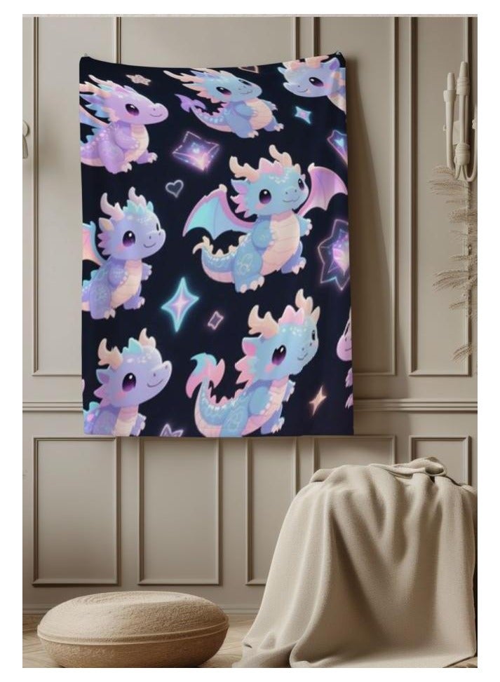 عام بطانية رقيقة من الفانيلا (دافئة ومريحة، ومناسبة للنوم واستخدام الألعاب وإزالة الغبار ومقاومة للرمل) 150 سم * 200 سم - 17 - Image 3