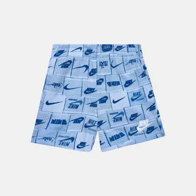 نايكي Kids' Sportswear Club Allover Shorts (Younger Kids)