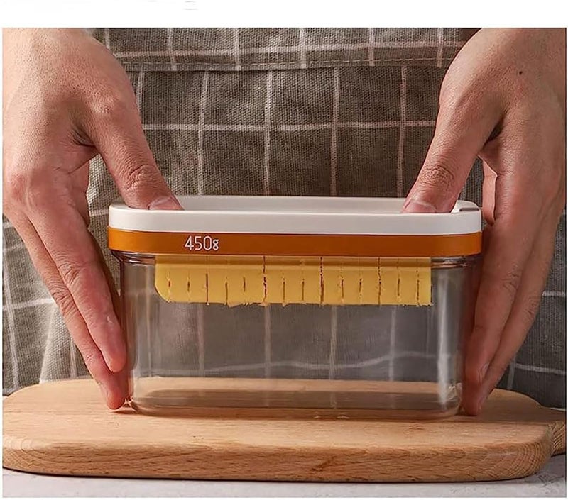 Glowick Butter Container Cheese Keeper with Sealed Lid Butter Keeper with Cutter Kitchen, Dining & Bar Dinnerware & Serving Dishes Butter Case (1Pcs) - Image 2
