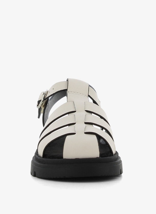 SJ Girls' Solid Backstrap Sandals with Buckle Closure  - Image 5