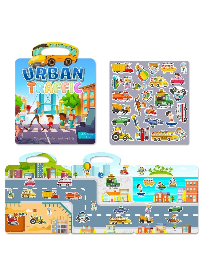 Children's Early Education Focus and Cognitive Development Scene Sticker Book - Image 1