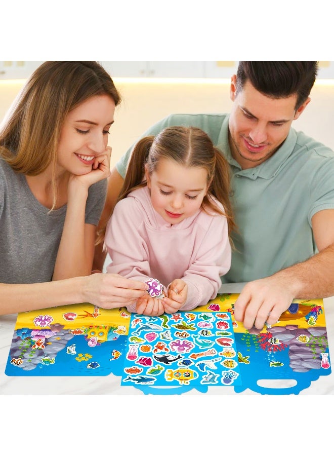 Children's Early Education Focus and Cognitive Development Scene Sticker Book - Image 2