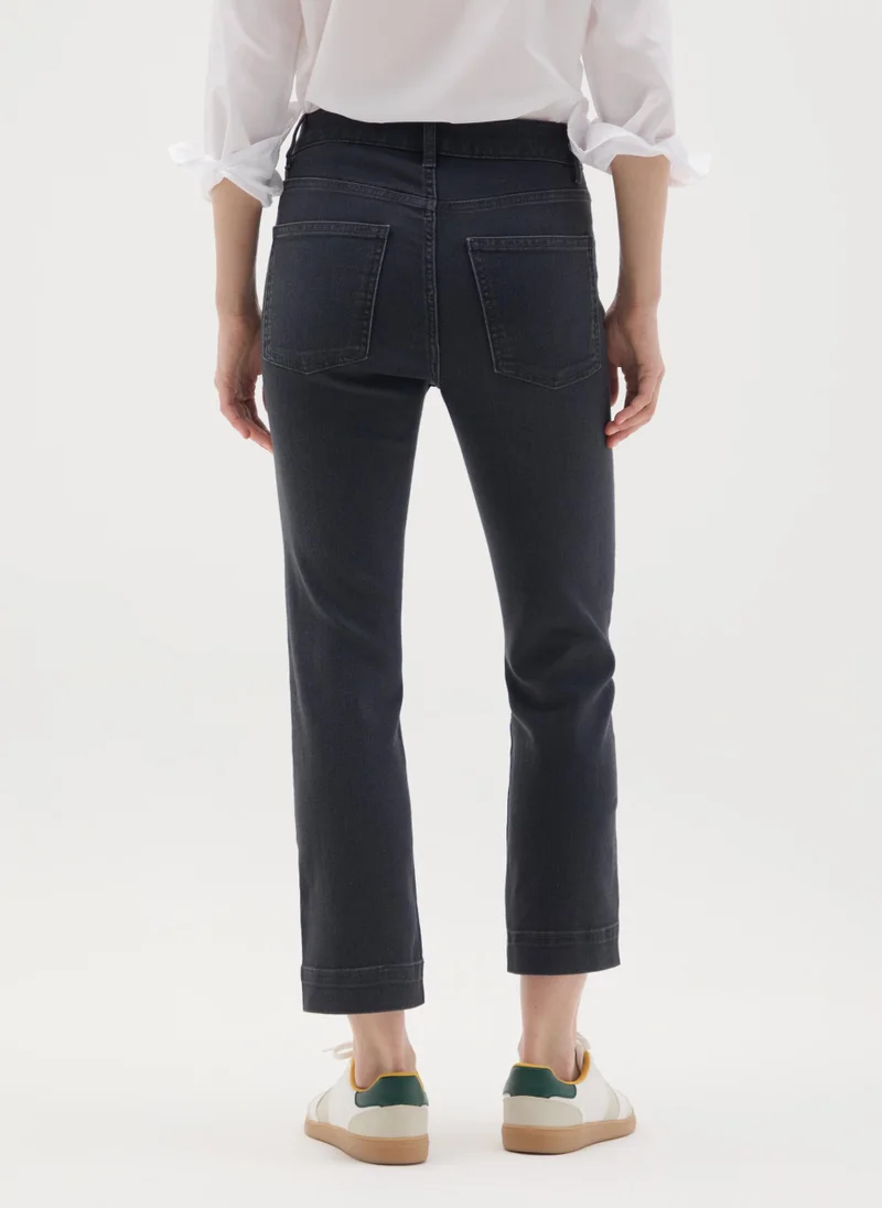 Ovs  OVS Black Denim Slim Fit Jeans for Women | Best Price UAE