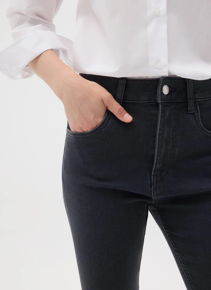 Ovs  OVS Black Denim Slim Fit Jeans for Women | Best Price UAE