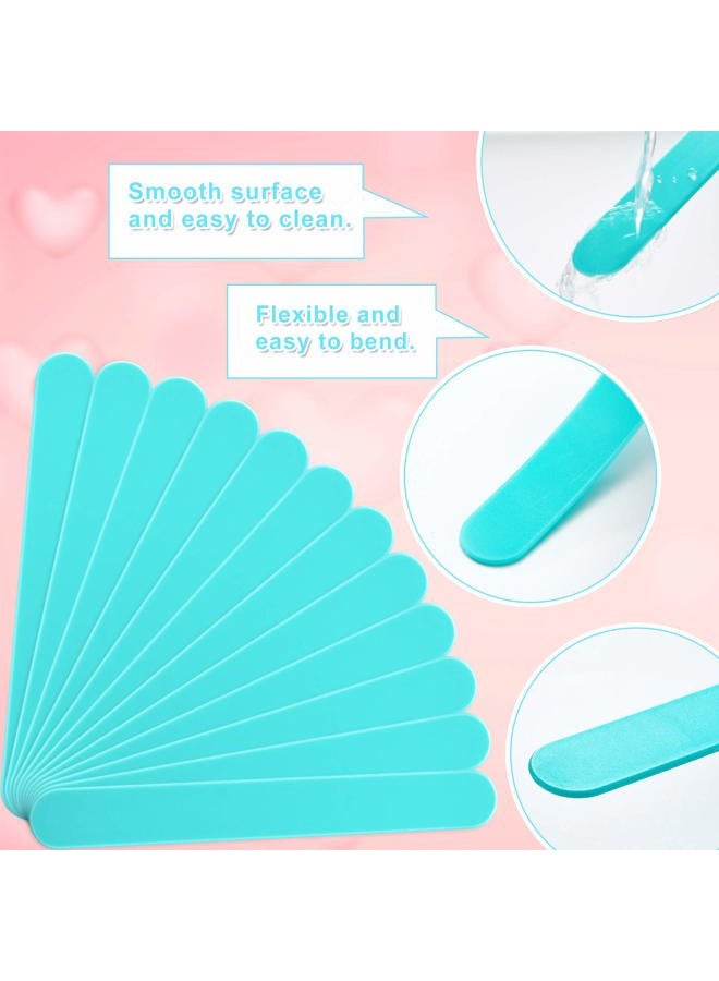Patelai 15-Piece Reusable Stir Sticks Set - 12 Resin Sticks & 3 Silicone Epoxy Brushes - Pink - For Face Mask & Makeup - Image 4